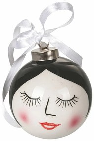 Set di 6 ornamenti natalizi in gres Fantasy Christmas - VDE Tivoli 1996