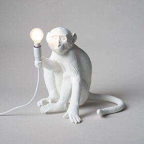 Seletti monkey sitting lamp