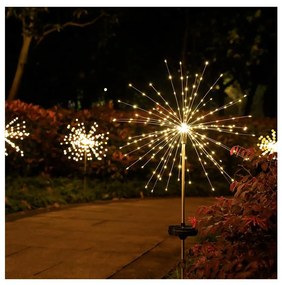 LED Luce solare decorativa 140xLED/1,2V 3000K 84 cm 600 mAh IP44