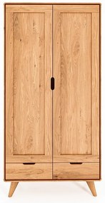 Armadio in rovere 90x180 cm Greg - The Beds