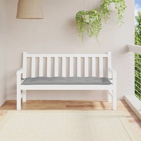 Cuscino Per Panca Grigio 150x50x7 Cm İn Tessuto Oxford /