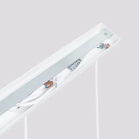 Sollux SL.1537 - Lampadario a sospensione con filo KARBON 3xGU10/10W/230V bianco