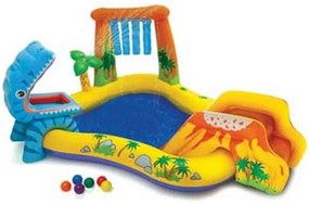 Intex - piscina gonfiabile rettangolare 'gioco dinosauro' +3 anni - CM.249X191X109H. - peso KG.5,20 (57444)