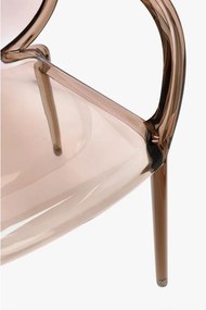 Sedia da esterno marrone chiaro in plastica Camilla – Bizzotto