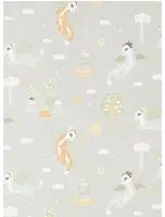 Majvillan Carta da parati Magical Adventure - Soft Grey