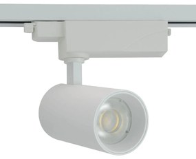 Faro LED 20W Monofase 60° 120lm/W CRI92 no Flickering - BRIDGELUX LED Colore Bianco Freddo 6.000K