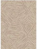 Arte International Tapete Pentagono - Maroon