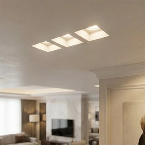 Portafaretto Rettangolare 310 x 120mm in Gesso Pitturabile 3xGU10