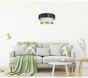 Lampadario a sospensione con filo RESSA 1xE27/60W/230V verde