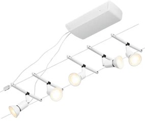 Paulmann 94458 - SET 5xGU5,3/10W Faretto SALT 230V bianco