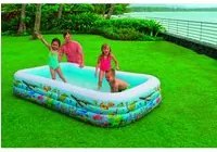 2pz piscina gonfiabile family tropical cm. 305x183x56 h (lt. 1.050) vit29999