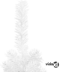 vidaXL Albero di Natale Sottile Bianco 210 cm