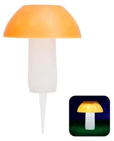 Aigostar - Lampada LED solare LED/0,024W/1,2V 200 mAh 2700K IP44 fungo porcino