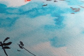 Quadro su tela – Pittura del cielo giapponese