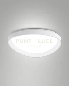 Quirk plafoniera led bianca d.60cm  a led cct 2700k - 3200k - 4000k...