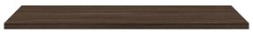 Mensole parete 4pz rovere marrone 60x40x1,5cm legno multistrato
