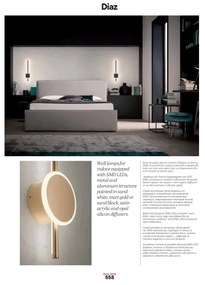 Redo 01-2697 - Applique LED DIAZ LED/20W/230V CRI 90 oro