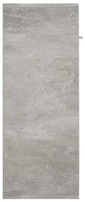 Credenza Grigio Cemento 60x30x75 cm in Legno Multistrato