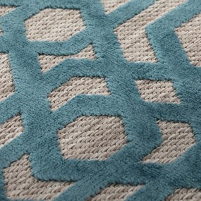 Tappeto blu per esterni 160x230 cm Oro - Flair Rugs