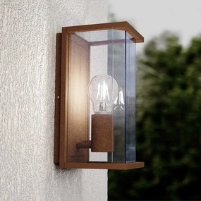 Applique Corten Mattone E27 IP54 per Esterni - Serie PRISM