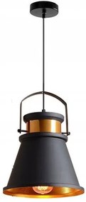 Lampada da soffitto ASTI C Nero/Oro