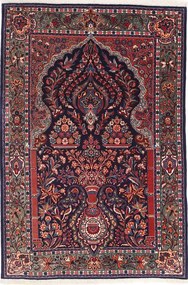 Sarouk Tappeto 150x100 Verde (Iran) Annodato A Mano