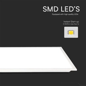 V-Tac Pannello LED 40W 120x30cm 4000K da Incasso Driver Integrato