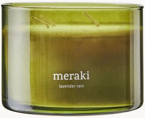 Candela profumata a tre stoppini Lavender Rain (geranio, eucalipto, patchouli)
