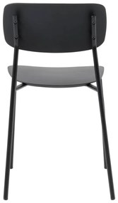 Sedie da pranzo in set nere 2 pz Kirkland – Unique Furniture