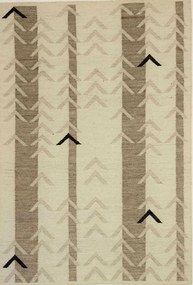 Kilim Tappeto 170x230 Beige (Indian) Annodato A Mano