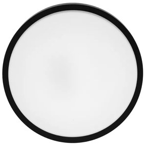 Ecolite W3090-18W/CR - Plafoniera LED da bagno LED/18W/230V IP44 nero