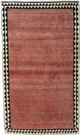 Gabbeh Tappeto 180x100 Rosso (Iran) Annodato A Mano