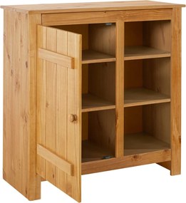 Madia in legno di pino di colore naturale 90x90 cm Bertram - Støraa