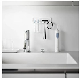 Portaspazzolini in metallo autoportante bianco Film Hook - YAMAZAKI