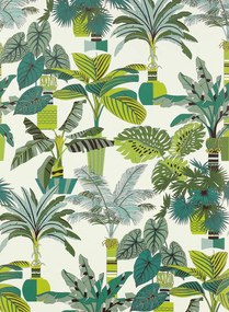 Manuel Canovas Carta da parati Florida - Lagon