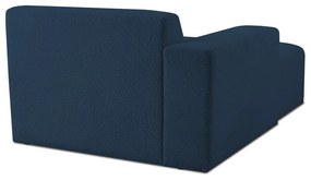 Modulo divano in bouclé blu scuro (angolo sinistro) Roxy - Scandic