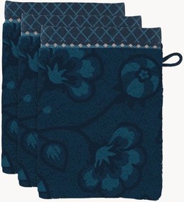 Set di 3 asciugamani in cotone Jasmin Jacquard