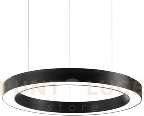 Oracle sospensione led 3000k 35w 4100 lm nera d.70cm