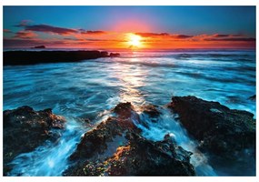 Carta da parati autoadesiva – Tramonto romantico