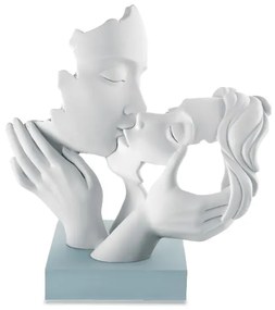 BONGELLI PREZIOSI Statua Bacio coppia collezione Face mis. 34 x h 30