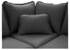 Divano angolare grigio scuro (angolo sinistro) Beata - Ropez