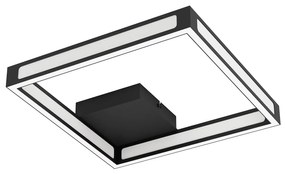 Plafoniera Minimal Altaflor Acciaio Nero 4 Luci Led Integrato 2,8W