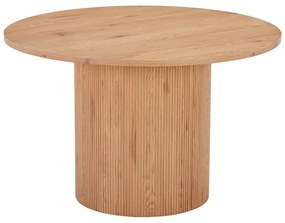 Tavolo da pranzo rotondo effetto pioppo ø 120 cm Boavista - House Nordic