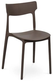 Sedia da esterno marrone in plastica Biá – Bonami Essentials