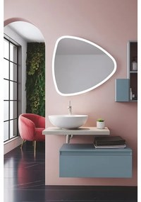 Mobile da bagno sotto lavabo Ofset grigio L 80 x H 60 x P 48 cm, lavabo non incluso