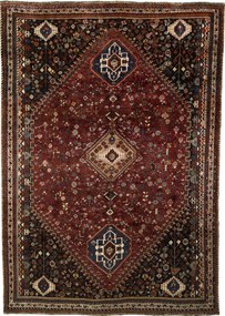 Shiraz Tappeto persiano 230x330 Rosso (Iran) Annodato A Mano