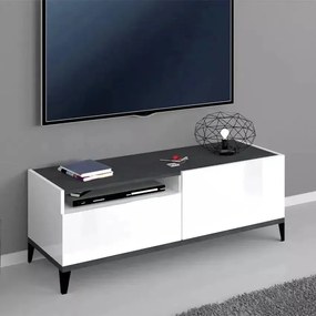 Porta TV Sunrise 120 Bianco Lucido - Report 120 x 40 x 47 cm