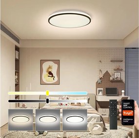 Brilagi - Lampada da soffitto dimmerabile SMART LED/36W/230V diam. 48 cm Wi-Fi Tuya + telecomando