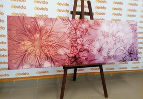 Quadro su tela – Mandala floreale