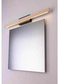 Applique LED scandinavo Dora nero, dimmerabile bianco caldo